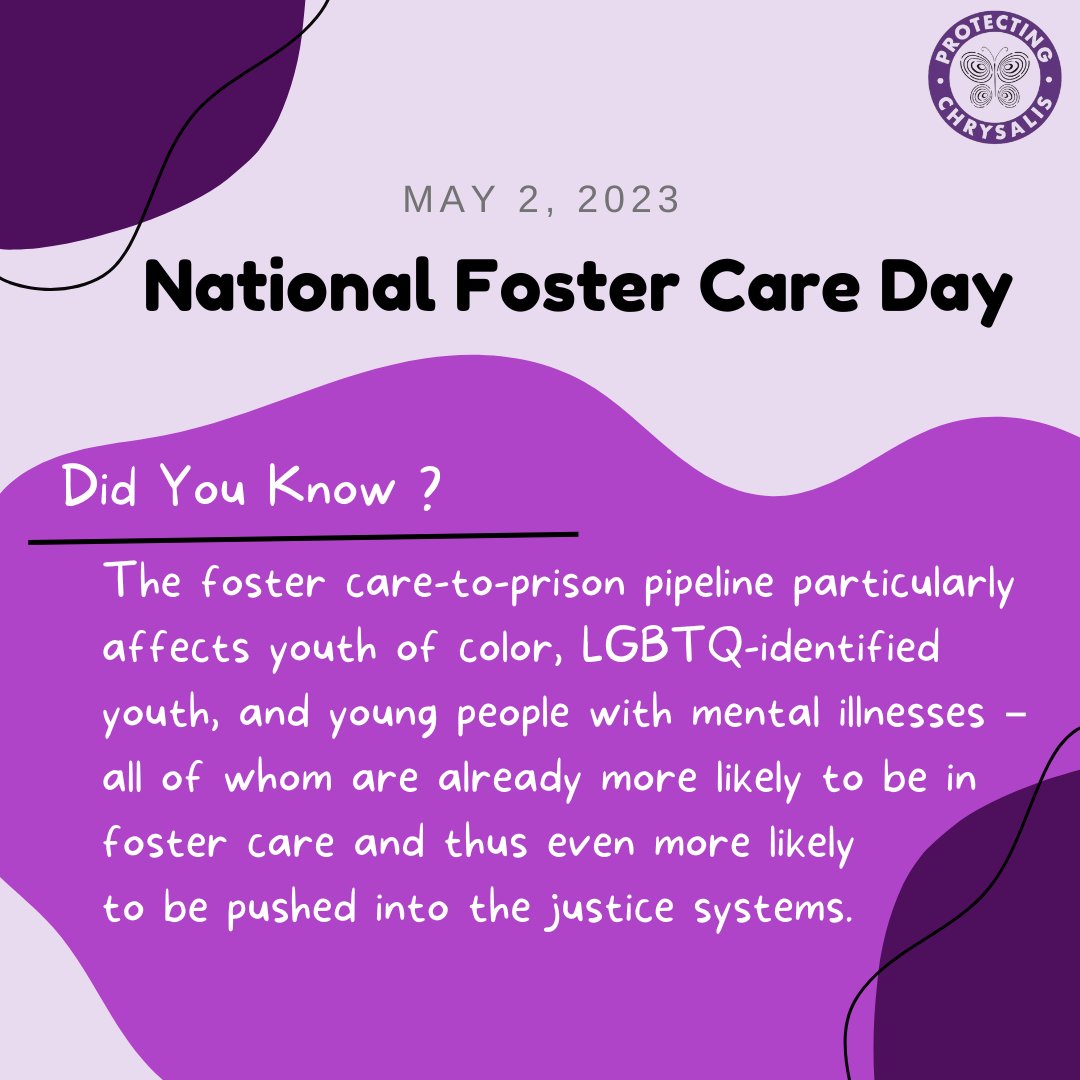 Today is National Foster Care Day. Let's support children in foster care due to parental incarceration by creating nurturing environments for them to thrive. #NationalFosterCareDay #SupportFamilies