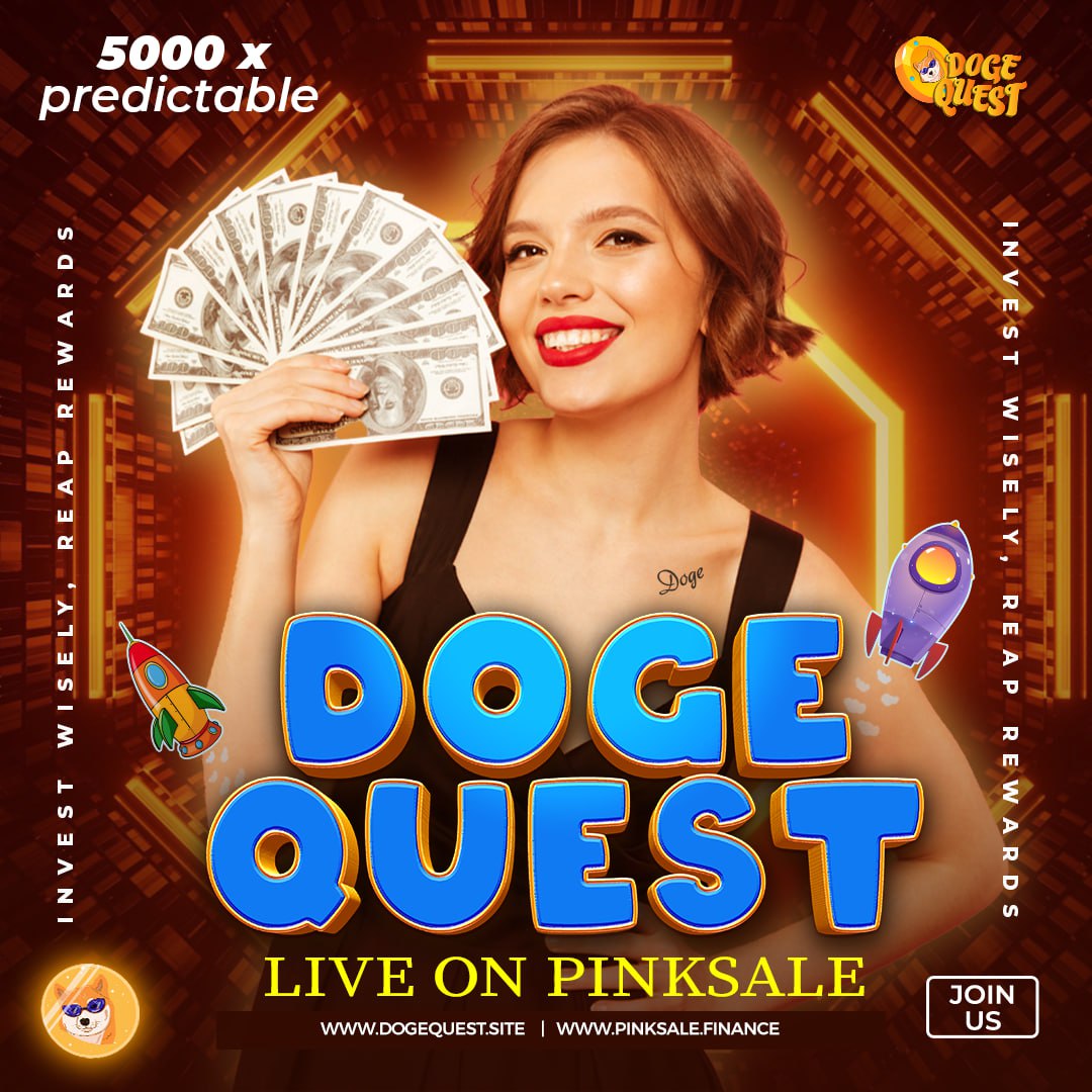 ❤️I really love our #community. I say this from the bottom of my heart.

✅Thank you for being with us. I believe that together we are creating exciting moments.

👇👇👇
pinksale.finance/launchpad/0x95… 

#presale #pinksale #Fairlaunch #BSC  #bscgems #dogequest #Dogecoin