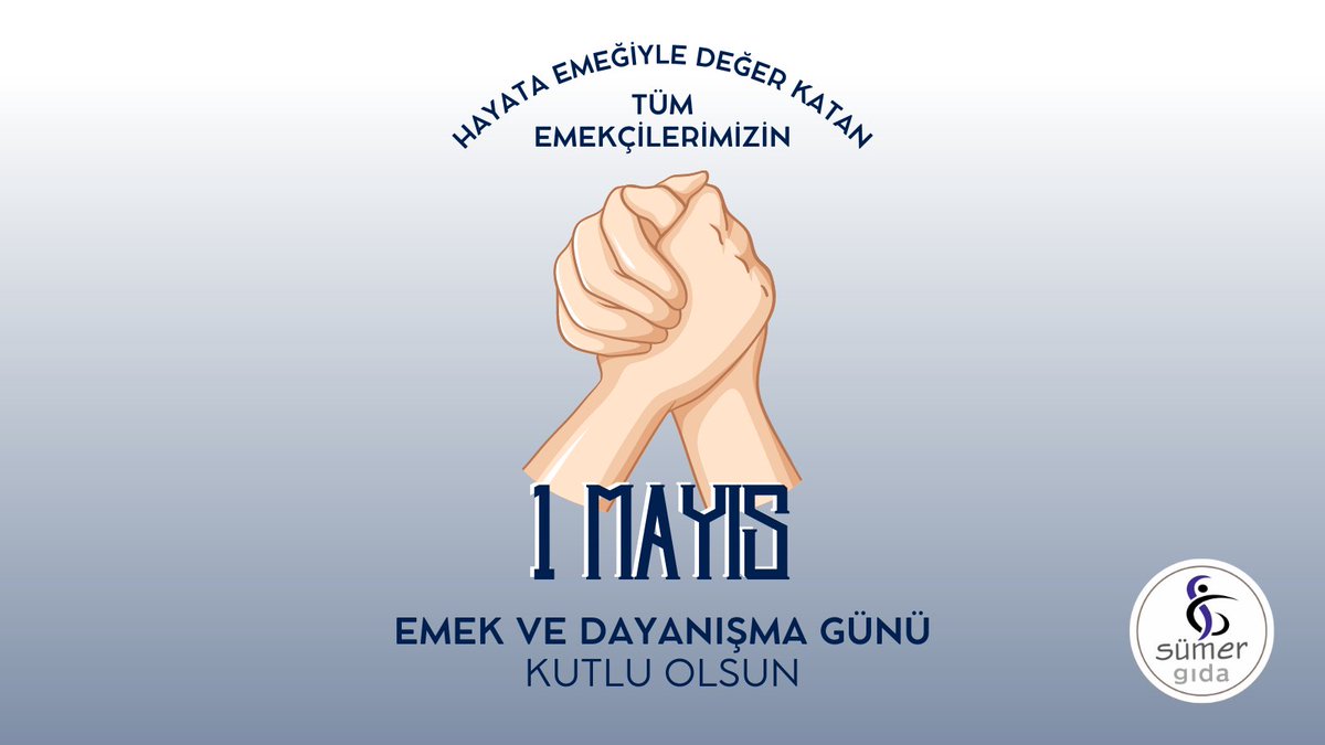 Hayata emeğiyle değer katan tüm emekçilerimizin 1 Mayıs Emek ve Dayanışma Günü kutlu olsun.

#1mayıs #1mayısemekvedayanışmagünü #Emekvedayanışmagünü #SümerGıda