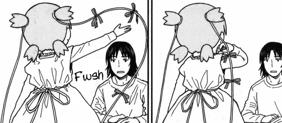 * 𝐀l   notar   al   mayor   en   la   puerta   decidió   por   abrirla ,ᅠmostrando   asi   la   linea   que   tiraba   como   para   presumir ．ᅠᅠ“  𝐌ira   mira .ᐟᅠ𝐋as   hice   yo   solita.  ”