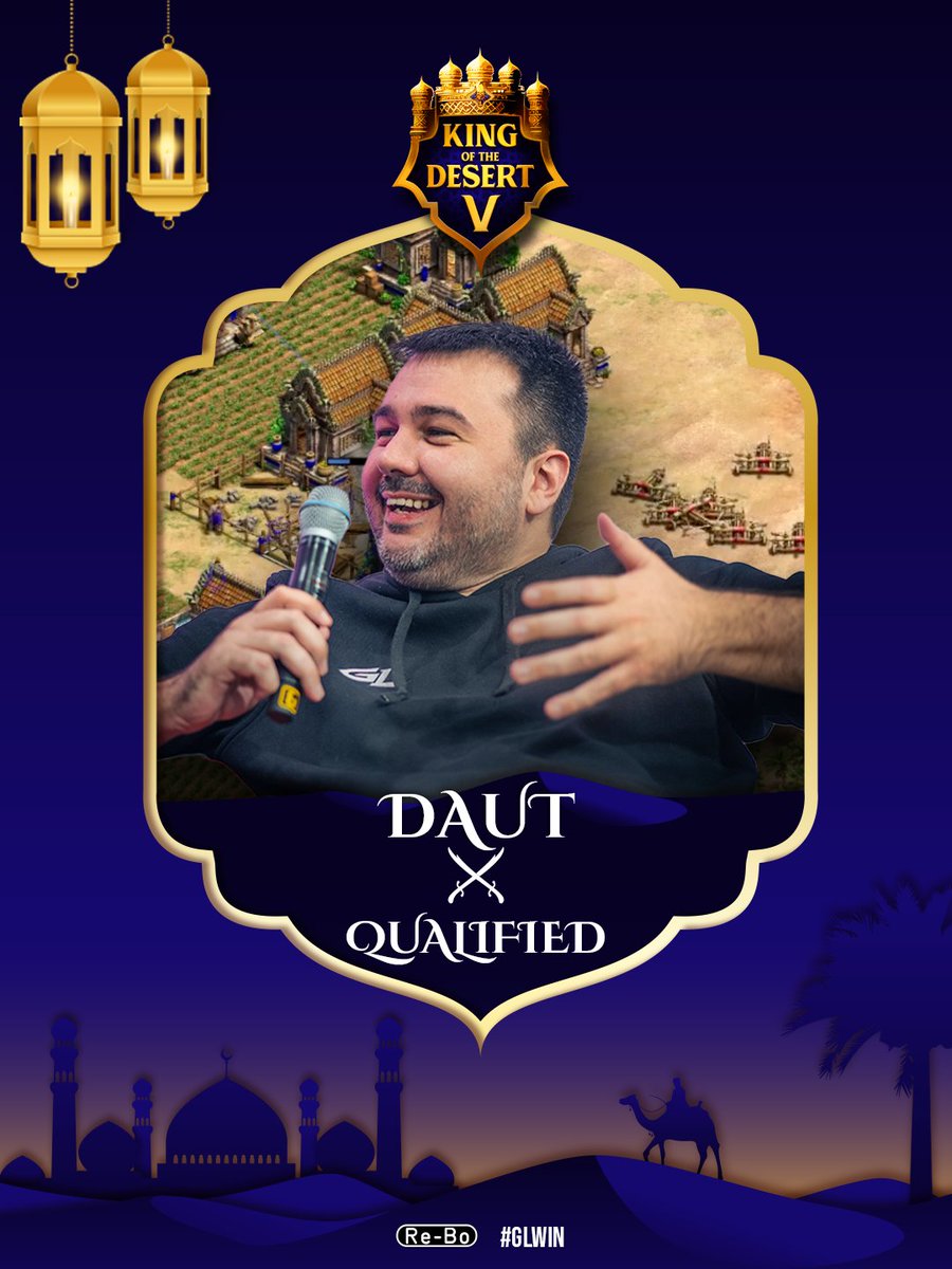 And we have a second one in!
⚔️<a href="/GL_Daut/">Darko Dautovic</a> beats <a href="/slamAOE/">slam</a> 3-1 and advances to the main event
Congrats!

#GLWIN