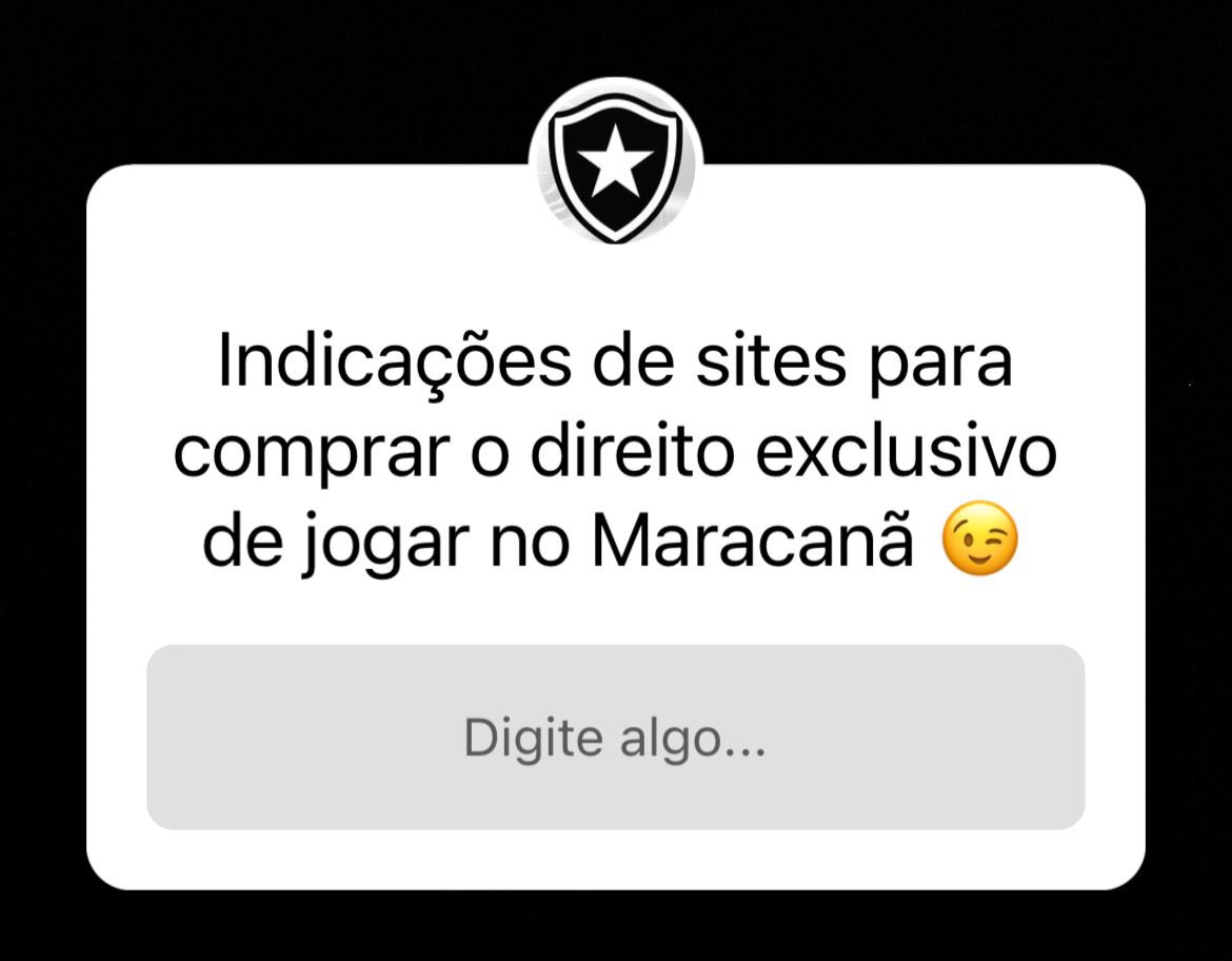 Botafogo's tweet photo. Ih, pessoal gostou da ajuda. 
Mandaram perguntar isso aqui agora. Alguém sabe? 🤔 https://t.co/Mv1swgJ7Nz