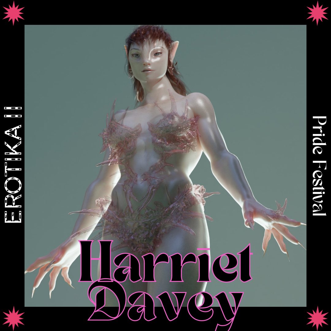 ClitSplash's tweet photo. First artist opening the #EROTIKAII lineup is @Harriet_Blend ✨ https://t.co/AFY32ohTqE
