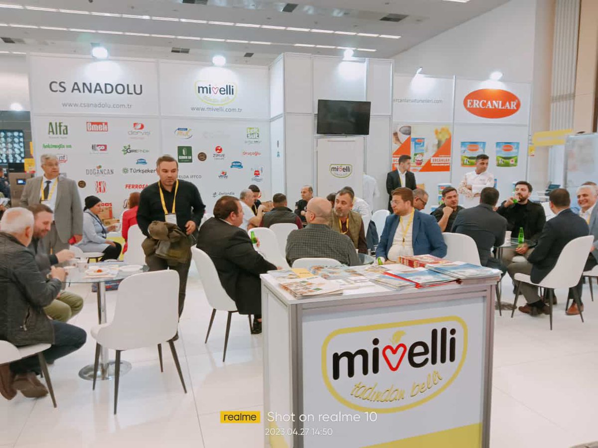 mivelli's tweet photo. Ankara Bakery-Plus Fuarın da bizleri ziyaret eden siz değerli misafirlerimize çok teşekkür ederiz. #mivelli  #tadindanbelli  
 #BAKERYPLUS https://t.co/51J1GO8vPF