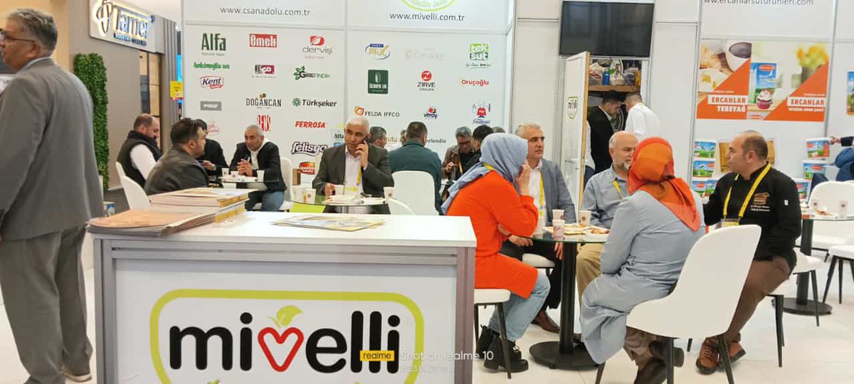 mivelli's tweet photo. Ankara Bakery-Plus Fuarın da bizleri ziyaret eden siz değerli misafirlerimize çok teşekkür ederiz. #mivelli  #tadindanbelli  
 #BAKERYPLUS https://t.co/51J1GO8vPF