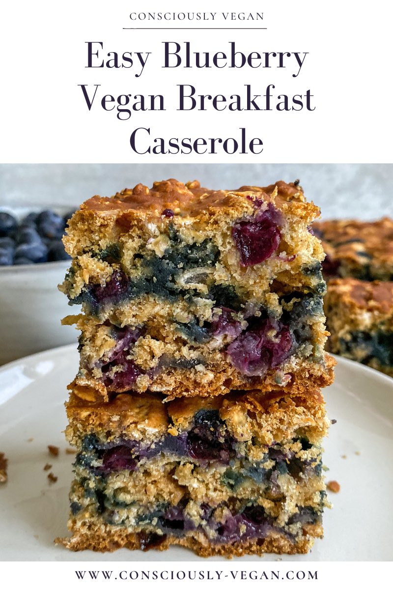 Blueberry Vegan Breakfast Casserole - wholesome, flavorful, and easy-to-make!
🌱 consciously-vegan.com/vegan-breakfas…

 #veganbreakfastcasserole #veganrecipes #vegancasserole