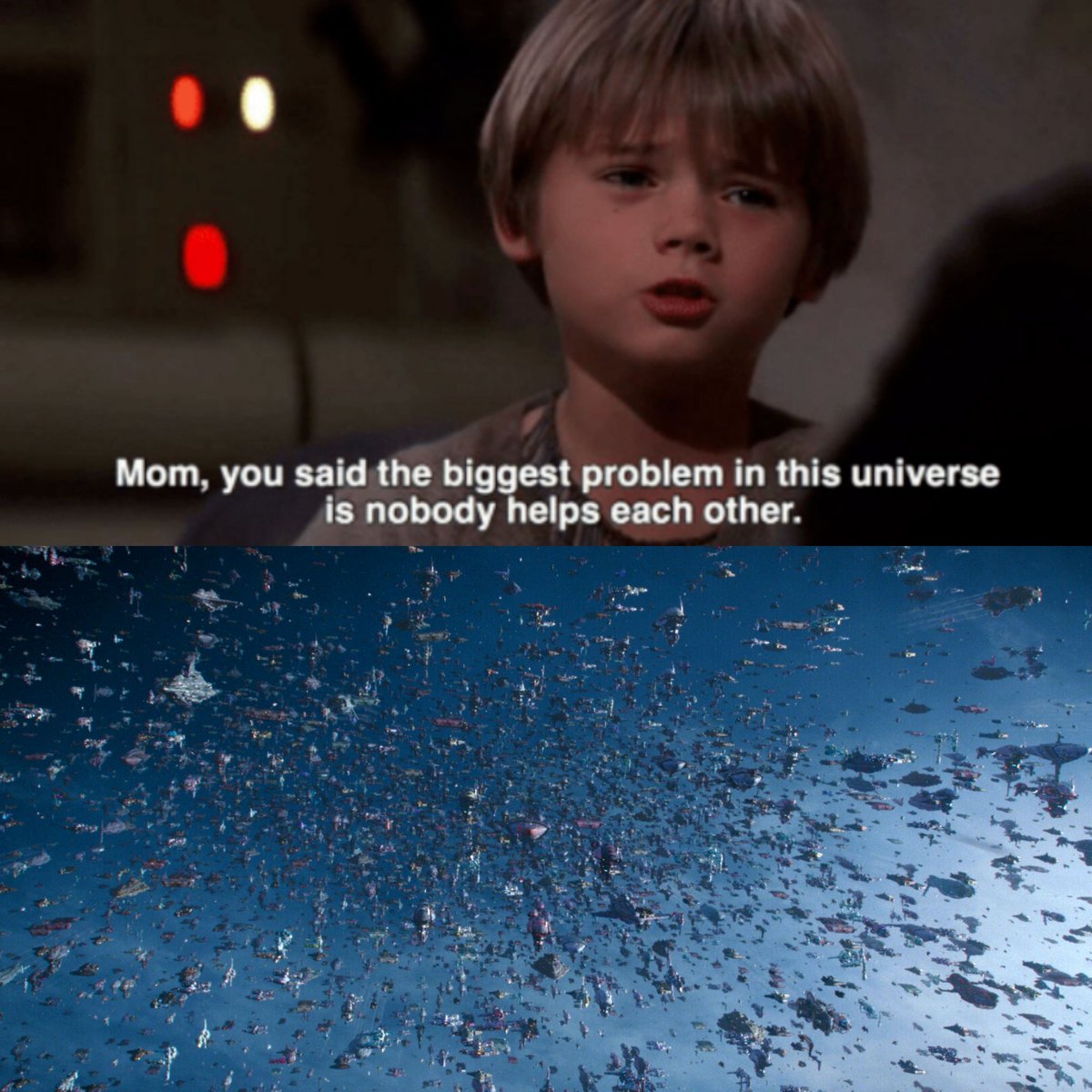 STAR WARS..
The Phantom Menace ep 1
The Rise Of Skywalker ep 9