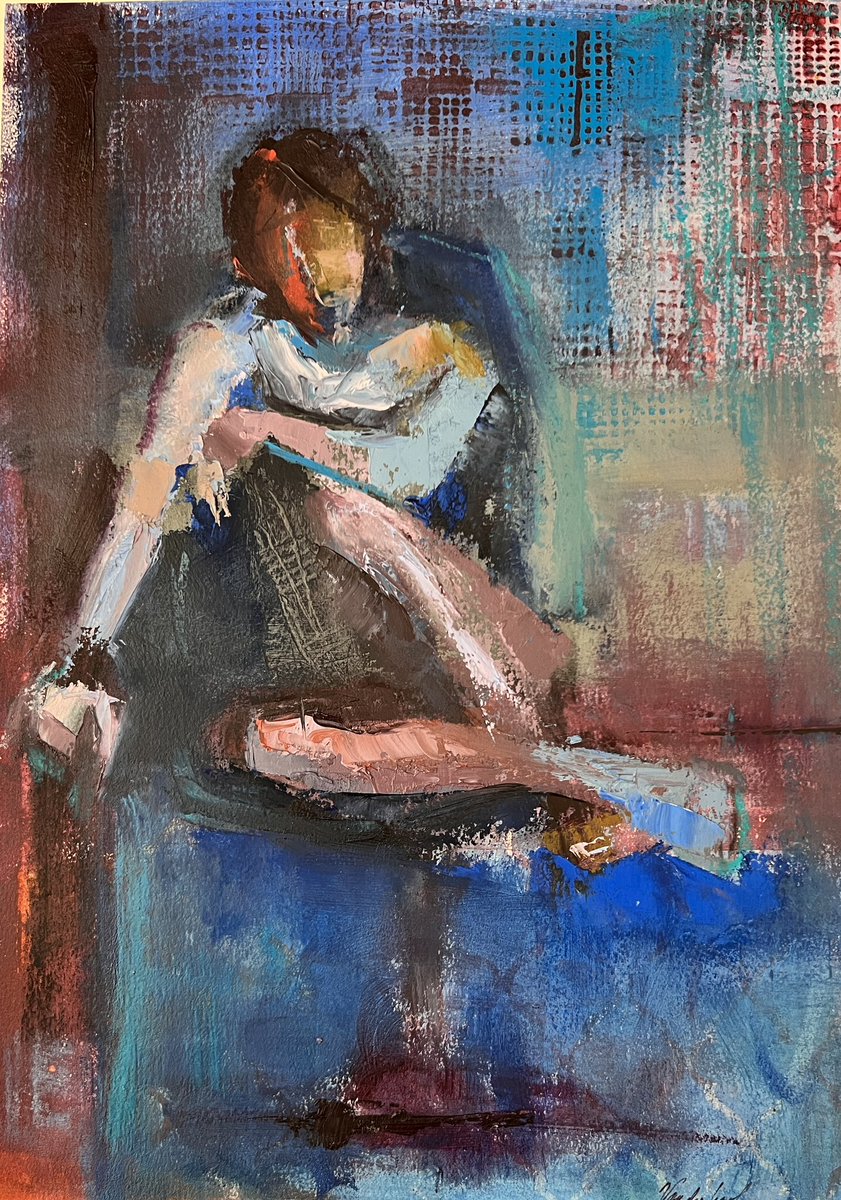 New painting, approximately 10“ x 11“ oil and cold wax on arches oil paper (available PM me for info) #ArtForSale #Painting #Art #ColdWorksMedium #BayAreaArtist #CaliforniaArtist
#InteriorDesign
#artist  www.Janet Vanderhoof.com