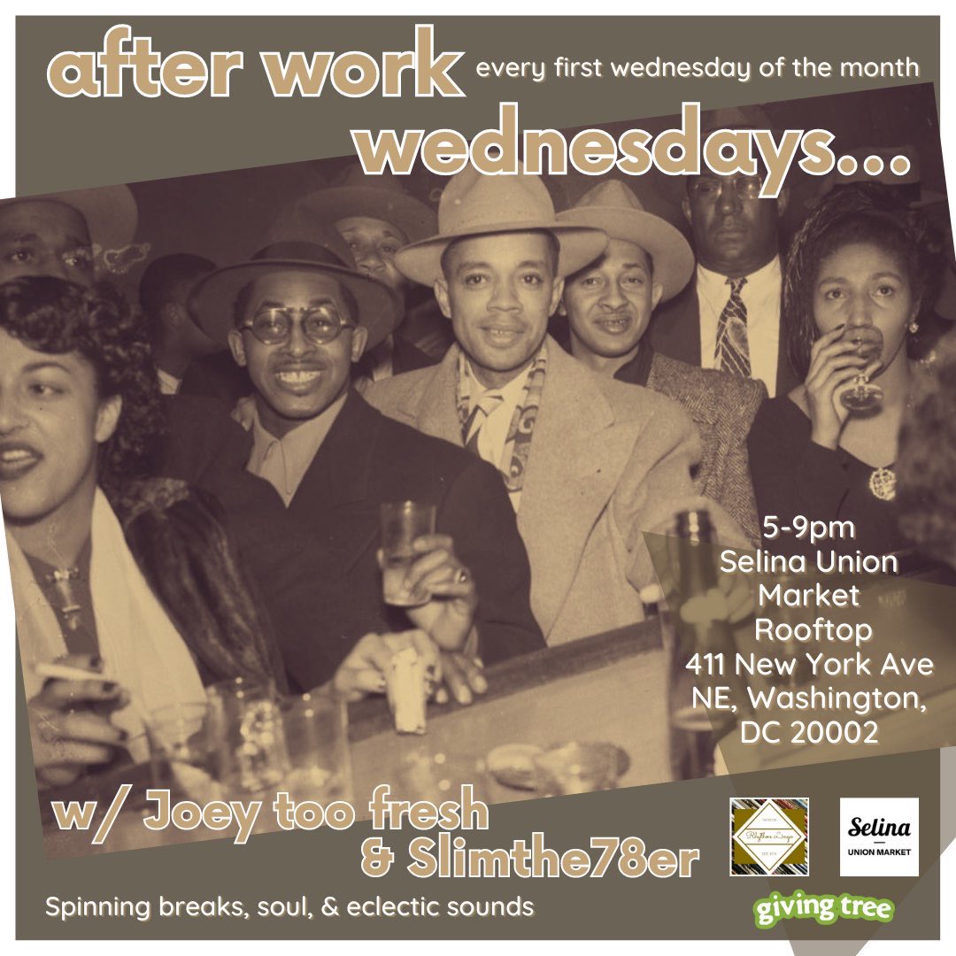 FatManAnt's tweet photo. Every first Wednesday of the month meet us at Selina Rooftop! 5-9pm @GivingTree1236 https://t.co/sVkeNFHSzD