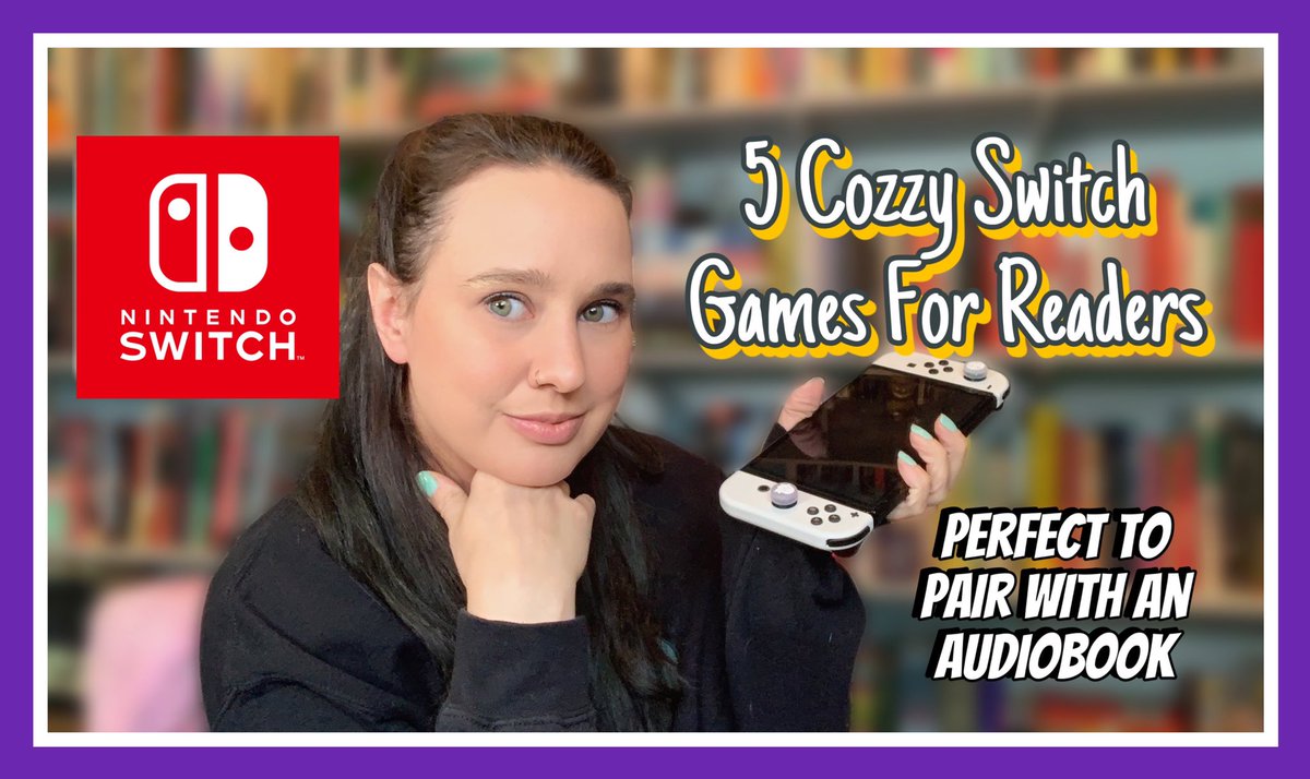 5 Cozy Switch Games For Readers youtu.be/3ygn17ovA30 #booktube #newvideo #NintendoSwitch #cozygamer