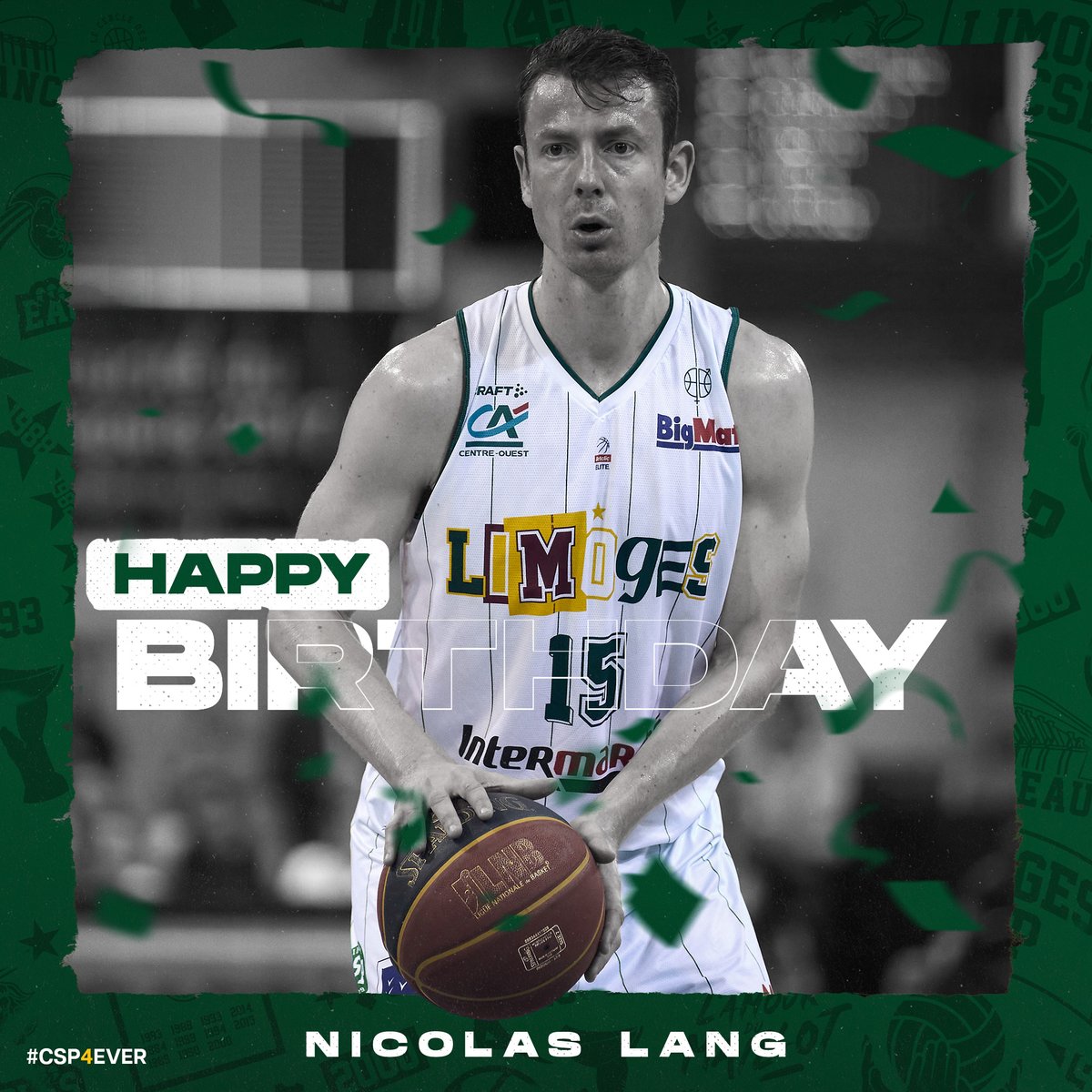 🎂 HAPPY BIRTHDAY

L’ensemble du Limoges CSP souhaite un joyeux anniversaire à Nicolas Lang ! 💚

#CSPFamily