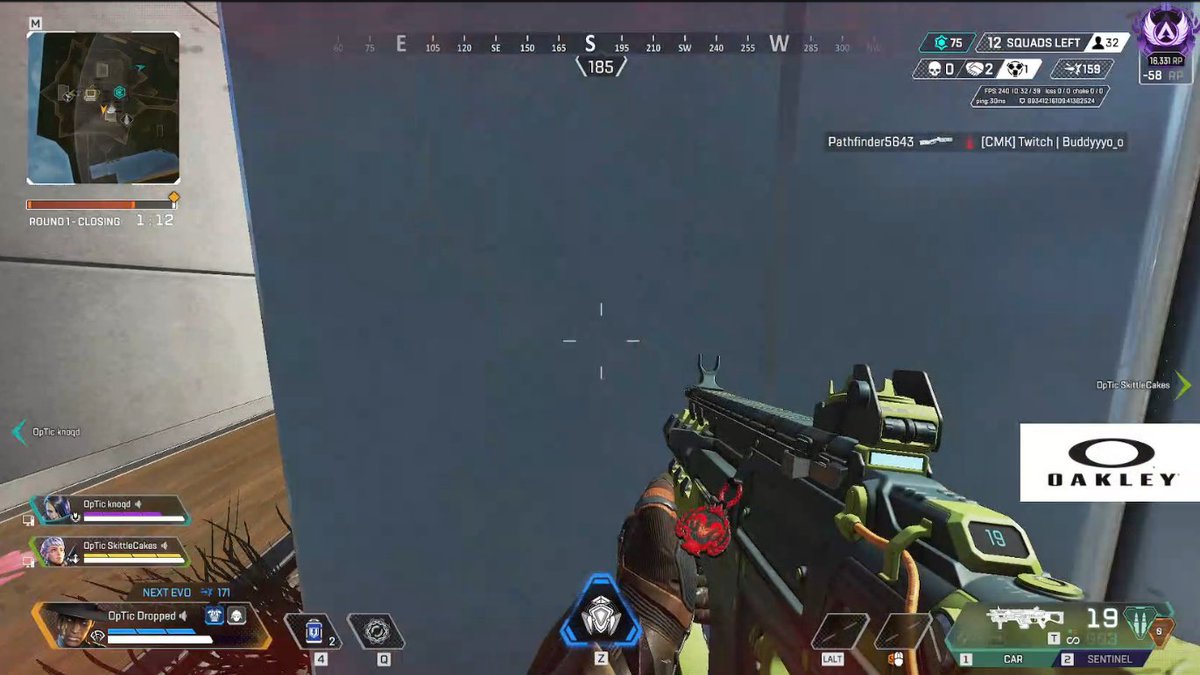 Opticupdate on twitter opticapex algs 10 min delay https twitch
