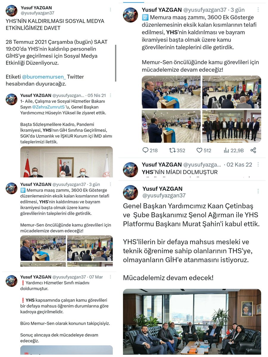 YhsDOKTORALI's tweet photo. "Bendleri de yıktı aştı peh
Şu dağları deldi geçti
Kim kim kim kim
Kim olacak Yusuf Yusuf"

Tarafımız #YardımcıHizmetlerSınıfı
ama @MemurSenKonf e biri seçilecekse karar net
@yusufyazgan37
@_aliyalcin_
@huseyinozturk_1
@HBTONBUL
@sagliksen
@DIYANETSEN
@BuroMemurSen_
@EgitimBirSen https://t.co/HHouuB92Vo