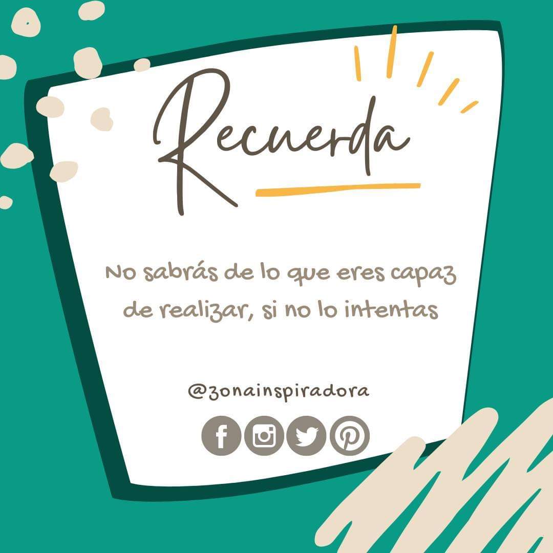 zonainspiradora's tweet photo. Recuerda siempre...✨
No sabrás de lo que eres capaz de realizar, si no lo intentas....
.  
Síguenos en ✔   
https://t.co/1fw09ZO5hS 
https://t.co/GjueA9x6aa 
https://t.co/tGzHO7wBBW 
https://t.co/HsUE9AxC8M 
.  
#zonainspiradora4 #laprodundidadelospensamientos #positivevibes https://t.co/4qWpWzeixs