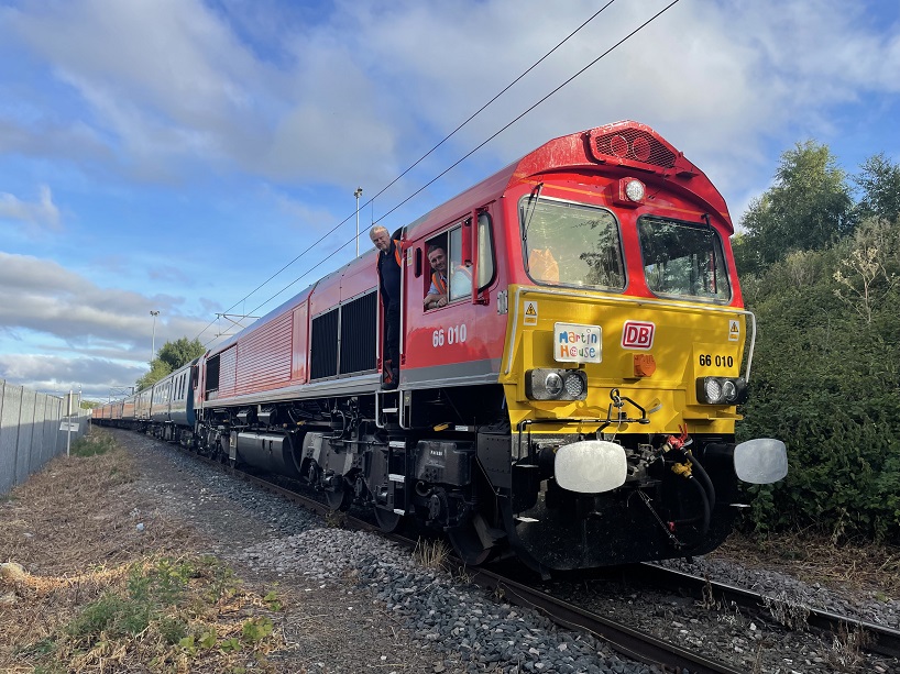 BLSFixtures's tweet photo. The Tyne Tees Maid Sat 3 - Sun 4 June. A charity railtour exploring the north east raising funds for @MartinHouseCH featuring @DBCargoUK Class 60 and Class 66 locomotives. Book online https://t.co/DPva6Au0m3 https://t.co/af6KEiW8HJ