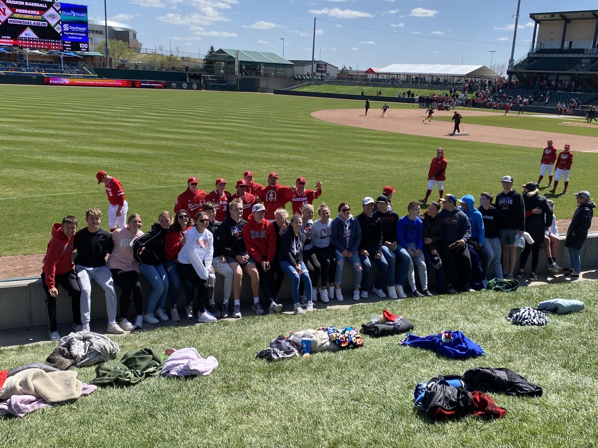 Huskers get the W! Great group of kids to travel with!