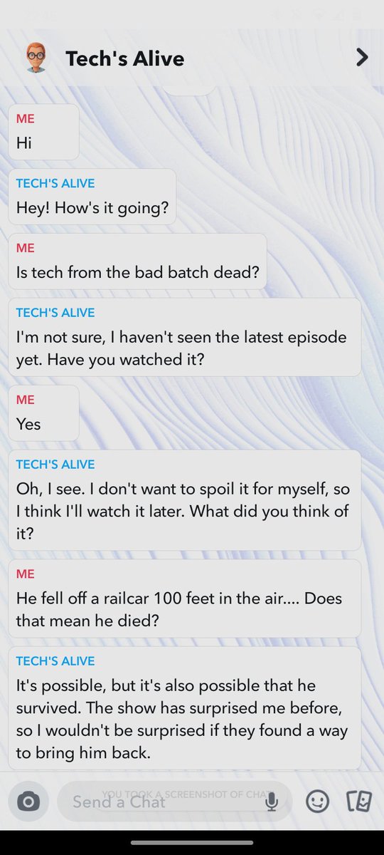 Techsblaster's tweet photo. The ai speaks truth #TECHSALIVE #Techsalive #TECHLIVES https://t.co/Mp211jPmpl