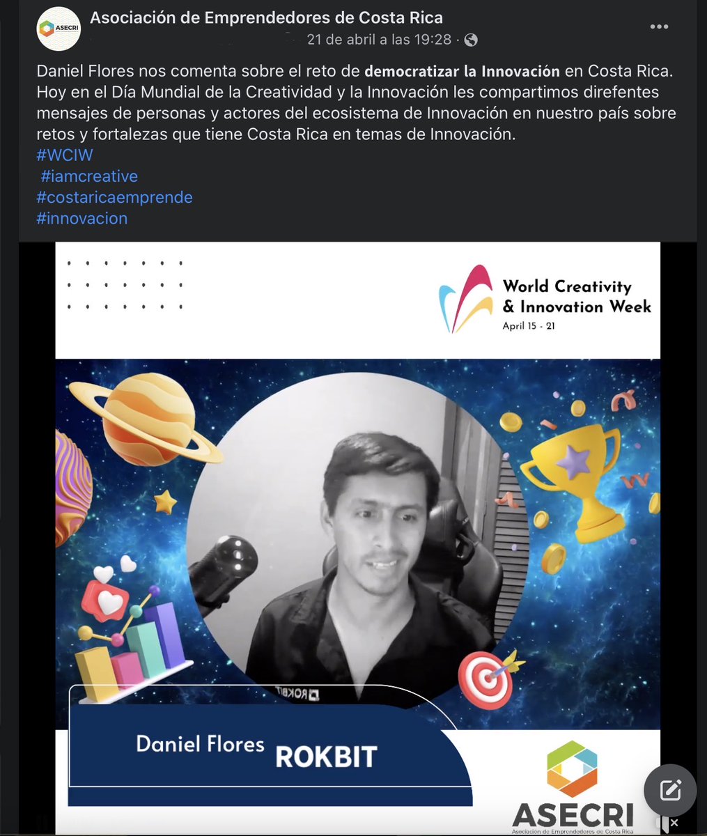 asoc_costa's tweet photo. Exponemos a personas emprendedoras en startups o de innovación y a sus proyectos.
Trabajo en 2023, p más detalles en link adjunto o visitar nuestras otras redes. https://t.co/6SPSan5xGr #asecri
Para afiliarse gratuito: https://t.co/6gVmwEF2fI https://t.co/7Cclk1SWLP