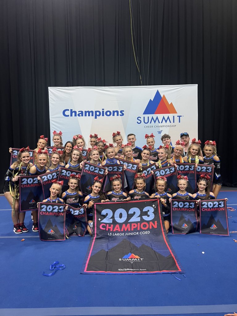 twistandshout1's tweet photo. Your Level 5 Large Junior Coed Summit Champions, HEART! ♥️ #shouterspirit #hotf #heart #summitchampion https://t.co/XLYxZRyELv