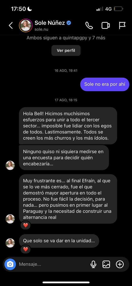 Siempre fue por ella.. el cambio que necesitábamos👎🏻 la respuesta lo dice todo.