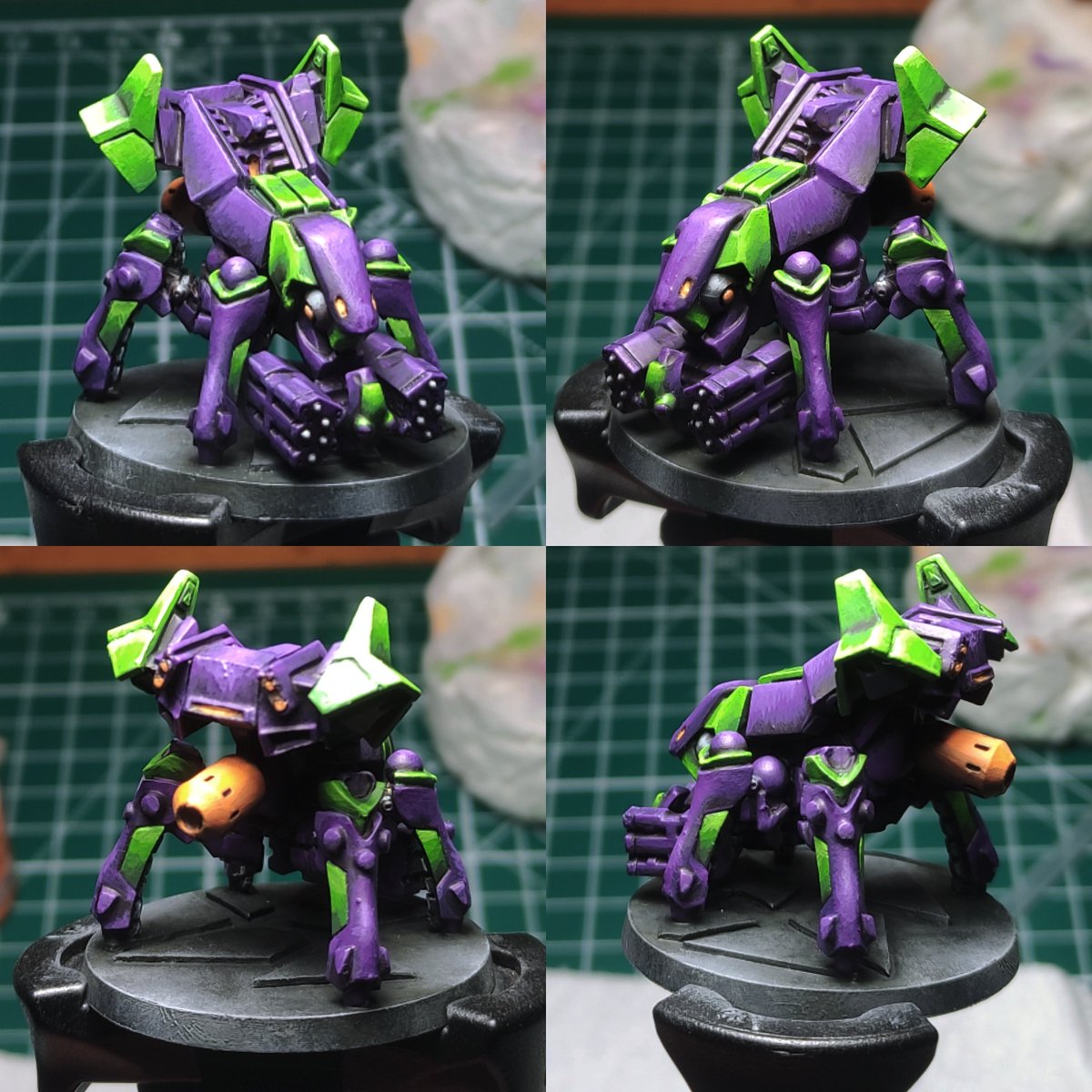 RepostTotal's tweet photo. This time speed won over quality, and I'm happy about it! Looking forward to assemble some stuff next: not my favorite part of the hobby but a fundamental one!!

#minipainting #Aleph #InfinityTheGame #InfinityTheUniverse #28mm #humansphere #Rebots #OSS #Evangelion https://t.co/XVy6zWYCbh