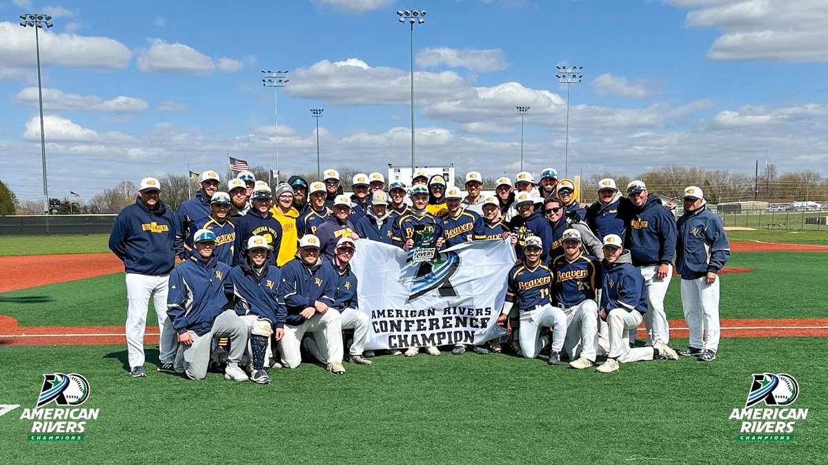 .<a href="/BVUAthletics/">Beaver Athletics</a> Wins Back-to-Back <a href="/AmerRiversConf/">American Rivers Conference (A-R-C)</a> Baseball Regular Season Titles!

#rollriversBSB⚾ | <a href="/BVU_Baseball/">BVU Baseball</a> 

📰: bit.ly/3NyGRo6