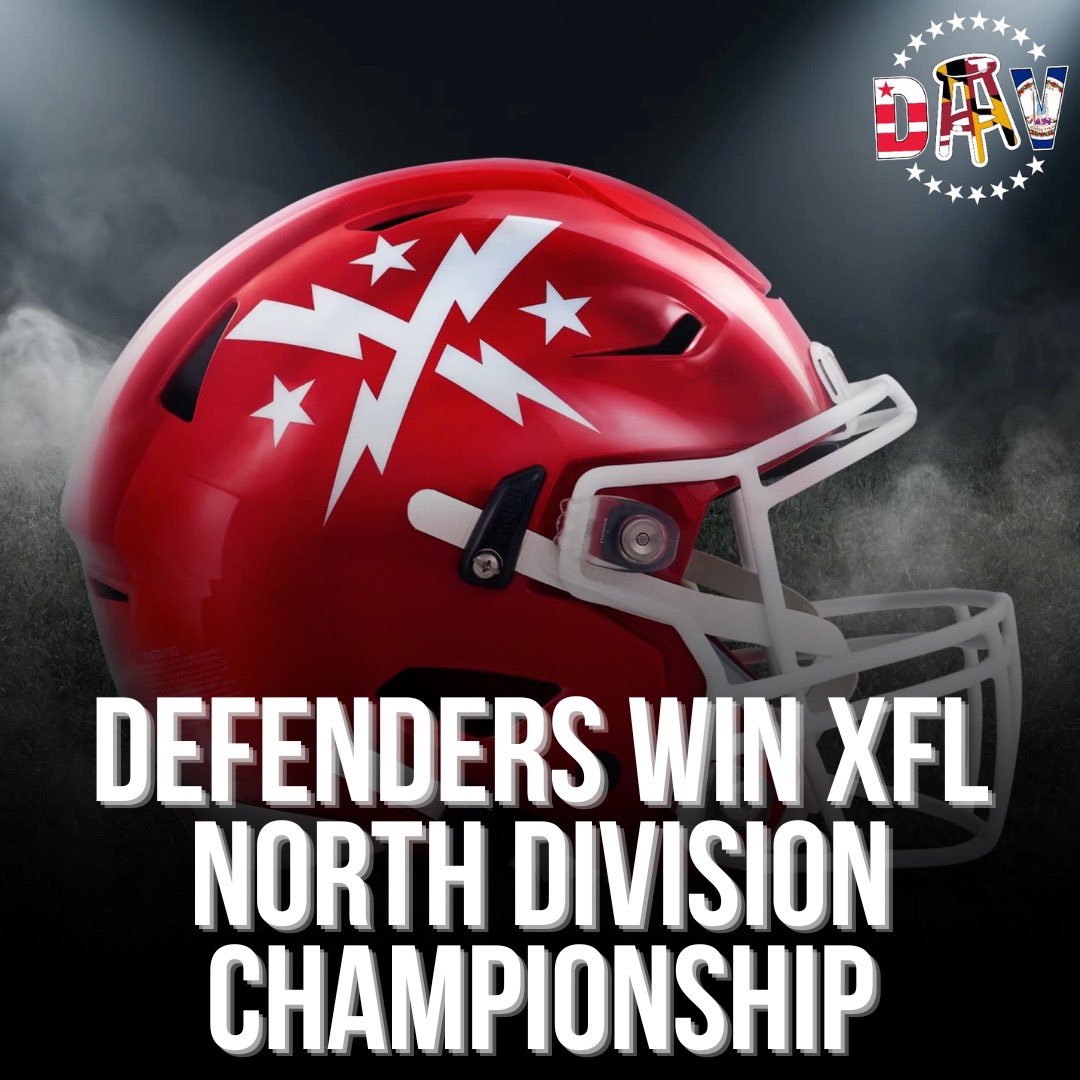 Barstooldmv's tweet photo. YOUR DC DEFENDERS ARE GOING TO THE XFL CHAMPIONSHIP #LeftShieldUp https://t.co/HlDbg8oGj8