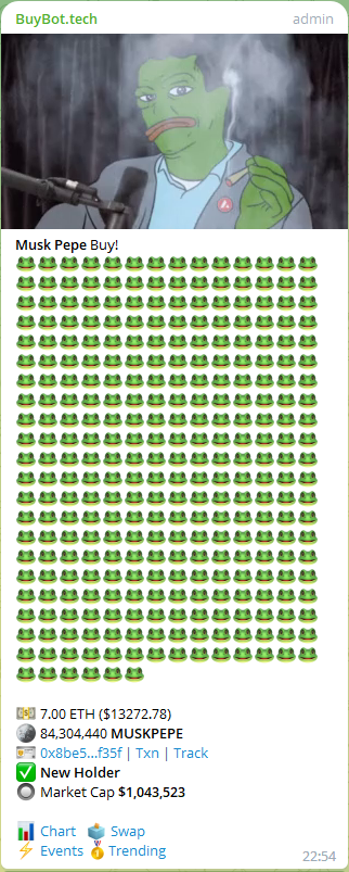 MuskPepe's tweet photo. The $MUSKPEPE hype is spreading far and wide… looks like the fomo is about to kick in! $MUSKPEPE 🐸🔥

$MUSK $PEPE https://t.co/jDr5Yol87f