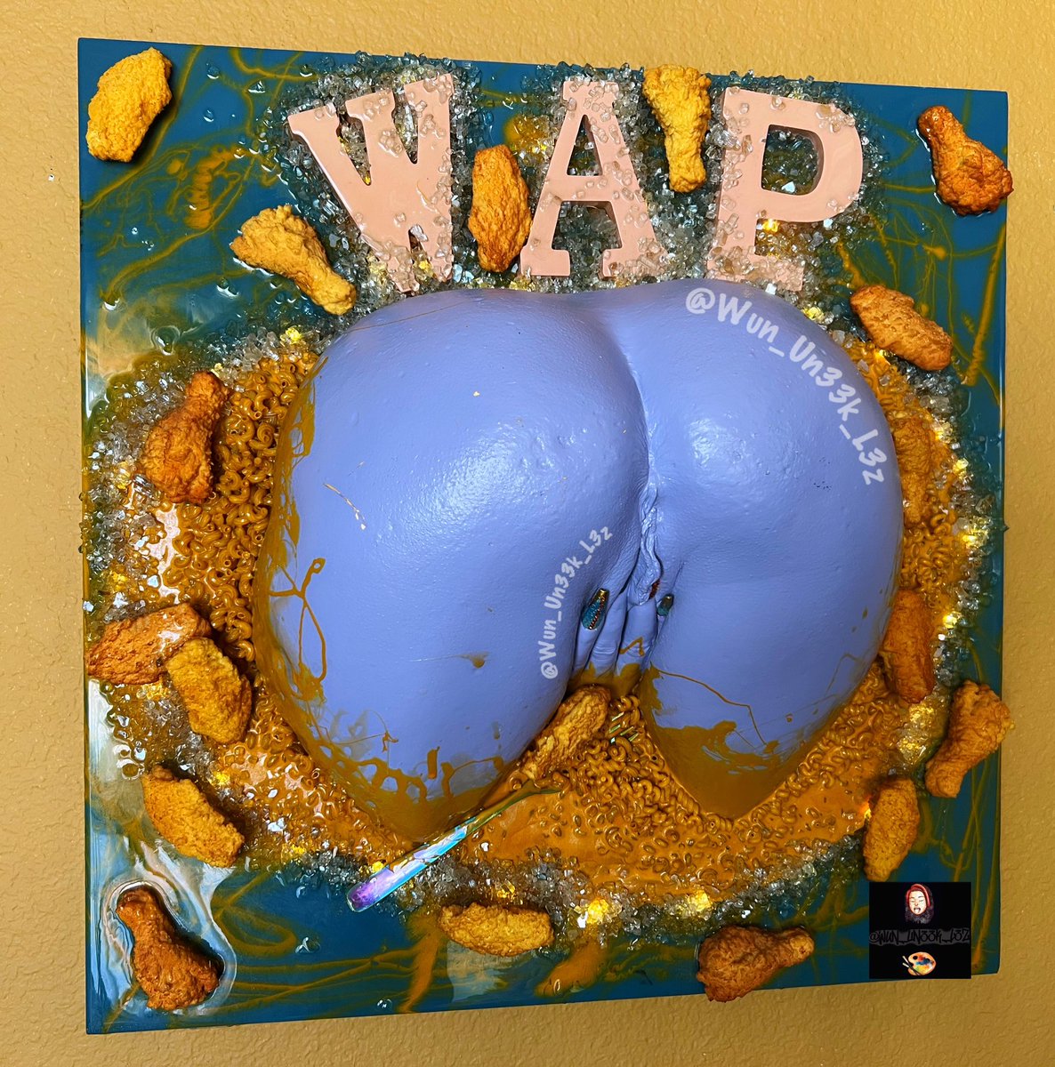 Wun_Un33k_L3z's tweet photo. 💦👅NEW ART👅💦

This one is called “WAP”🤤 I was inspired to do this when Cardi and Megan came out with the song. 

Hope y’all like my vision😉

#nude #art #Wun_Un33k_L3z #wap https://t.co/B3hAvEdEr4