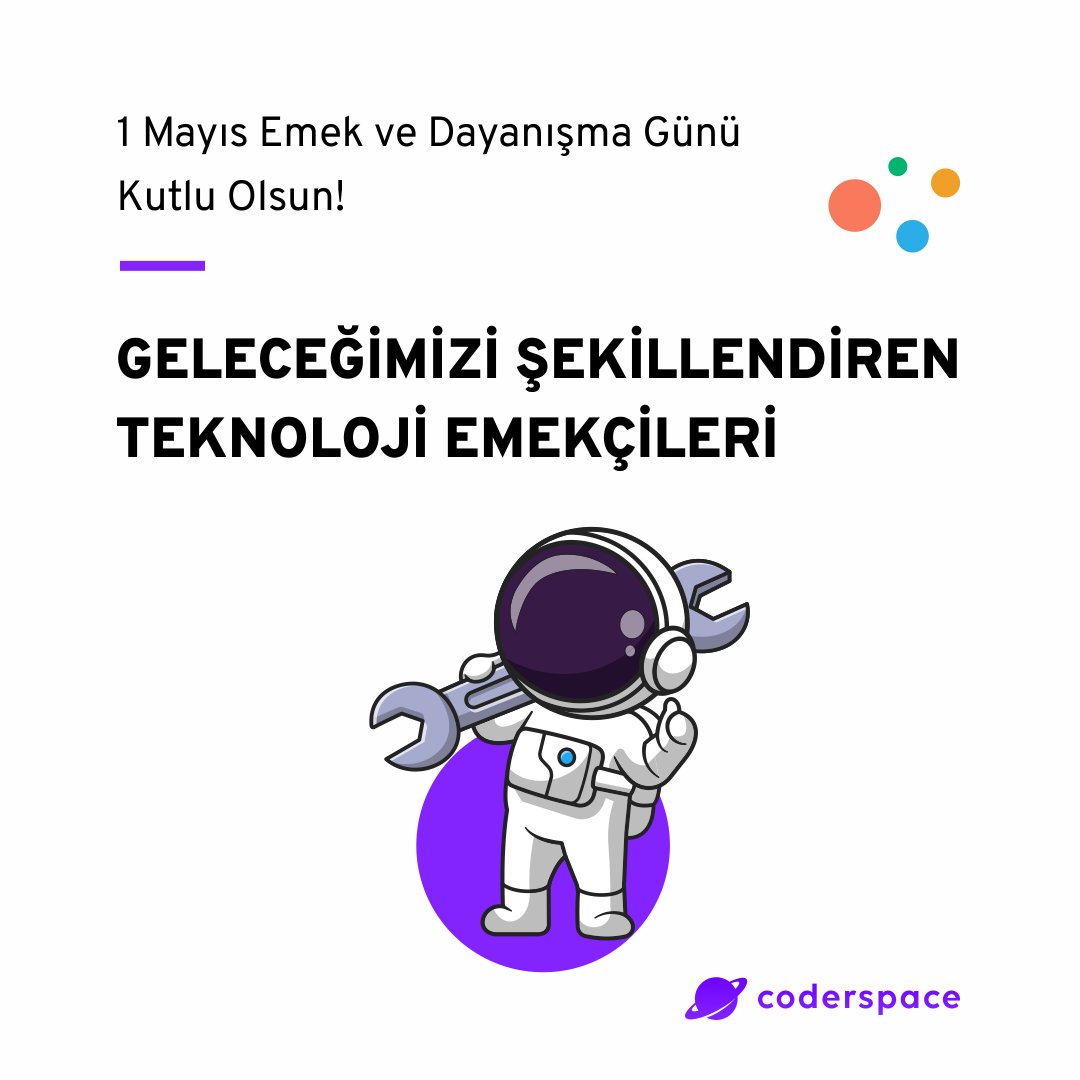 coderspace_io's tweet image. Geleceğimizin şekillenmesinde önemli bir rol oynayan tüm teknoloji emekçilerinin 1 Mayıs Emek ve Dayanışma Günü&apos;nü kutlarız! 💻🙌🎉

#Coderspace #1Mayıs #Teknoloji #EmekveDayanışmaGünü