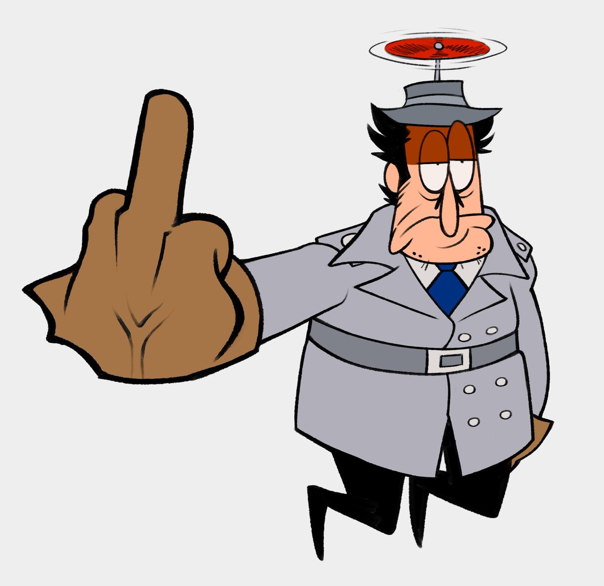 Rascal_Rose's tweet photo. I don't know what it is, but this image that showed up in my dream made me wake up laughing
don't know why he stole inspector gadget's drip, don't know why he's being rude about it (1/2) https://t.co/bk40dgPKvZ