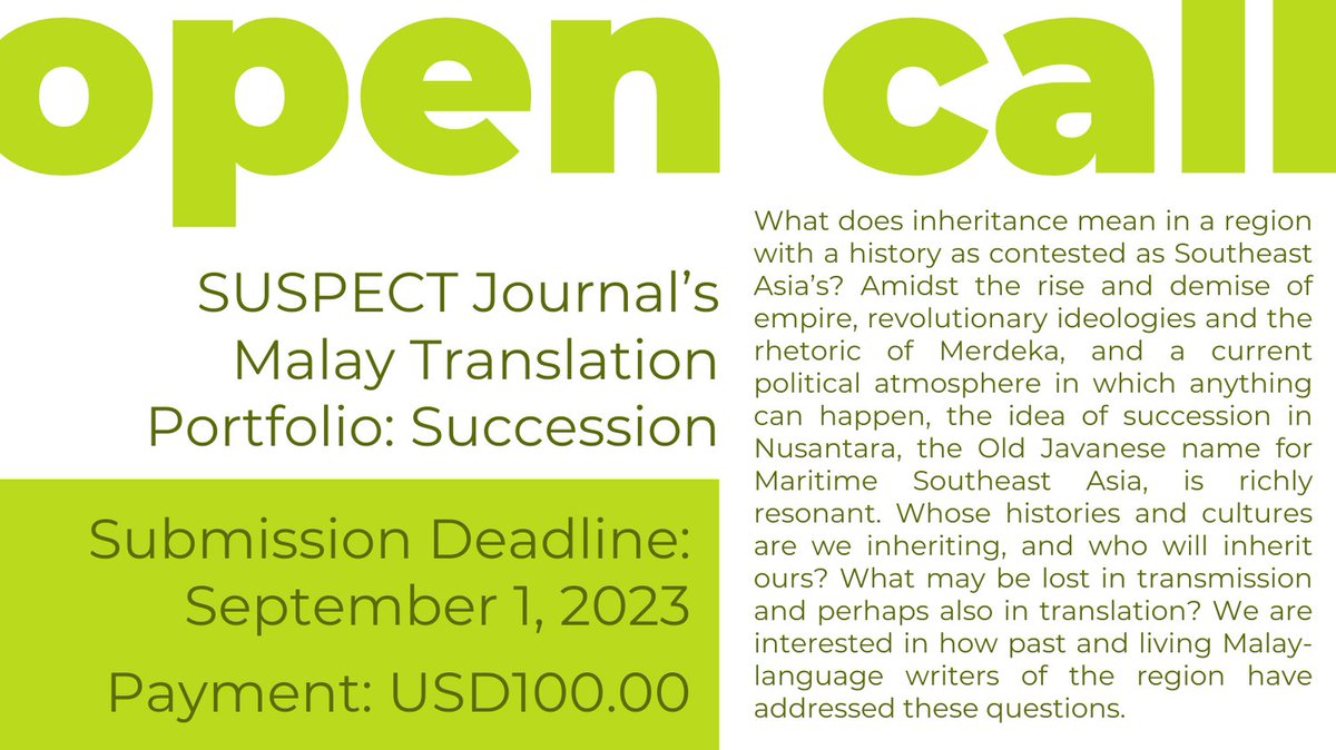 SUSPECT Journal tweet media