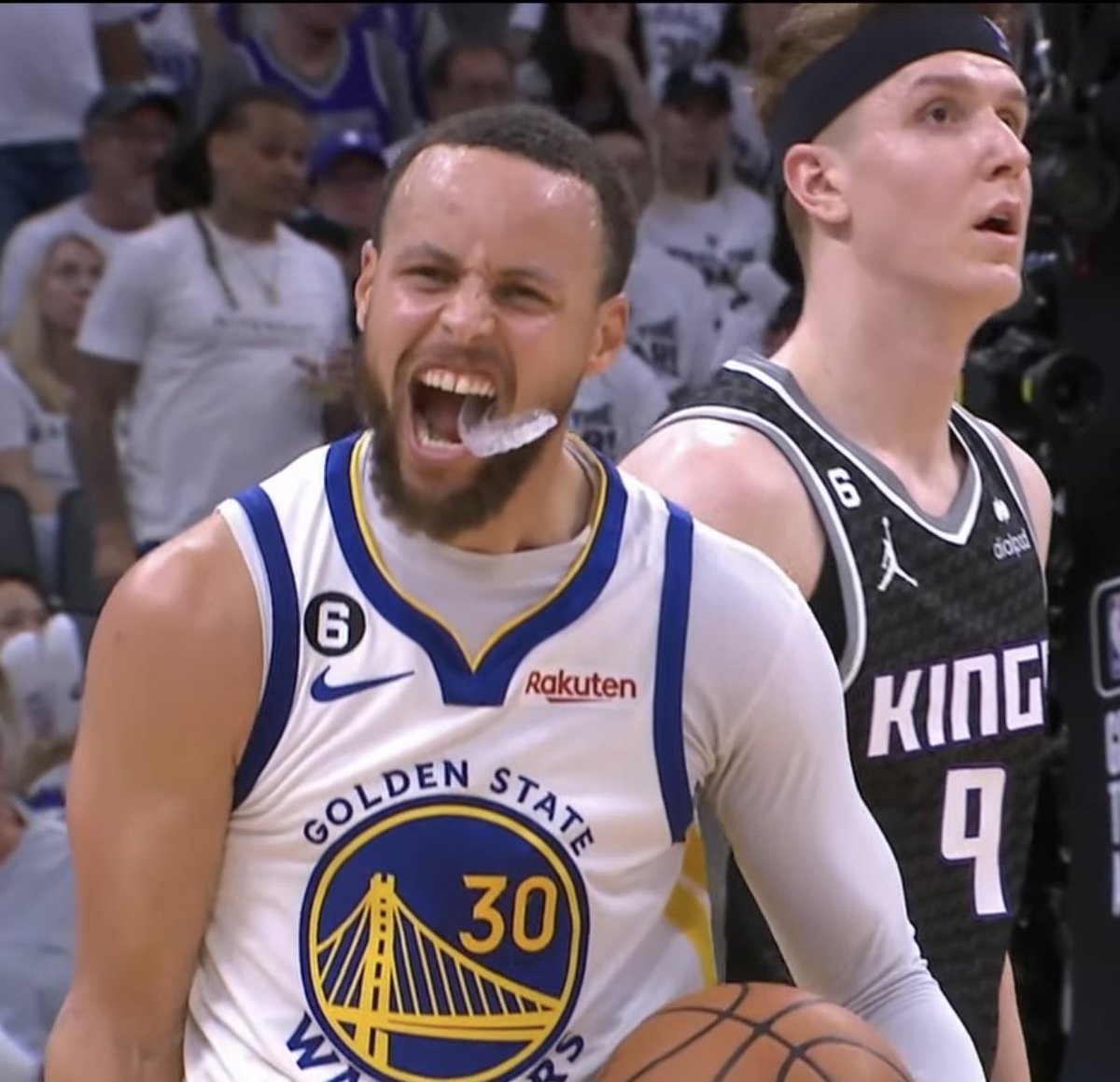 Ballislife's tweet photo. Steph Curry with a Playoff career-high 50 points🔥

Most points in a Game 7 in NBA history! https://t.co/NWm4PS5cO0