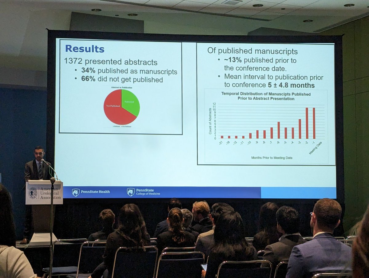 <a href="/SurajPursnani/">Suraj Pursnani, MD</a> presents on publishing ethics in the education session. <a href="/PSH_Urology/">Penn State Urology</a> <a href="/urojdr/">Jay Raman</a> 
#AUA23