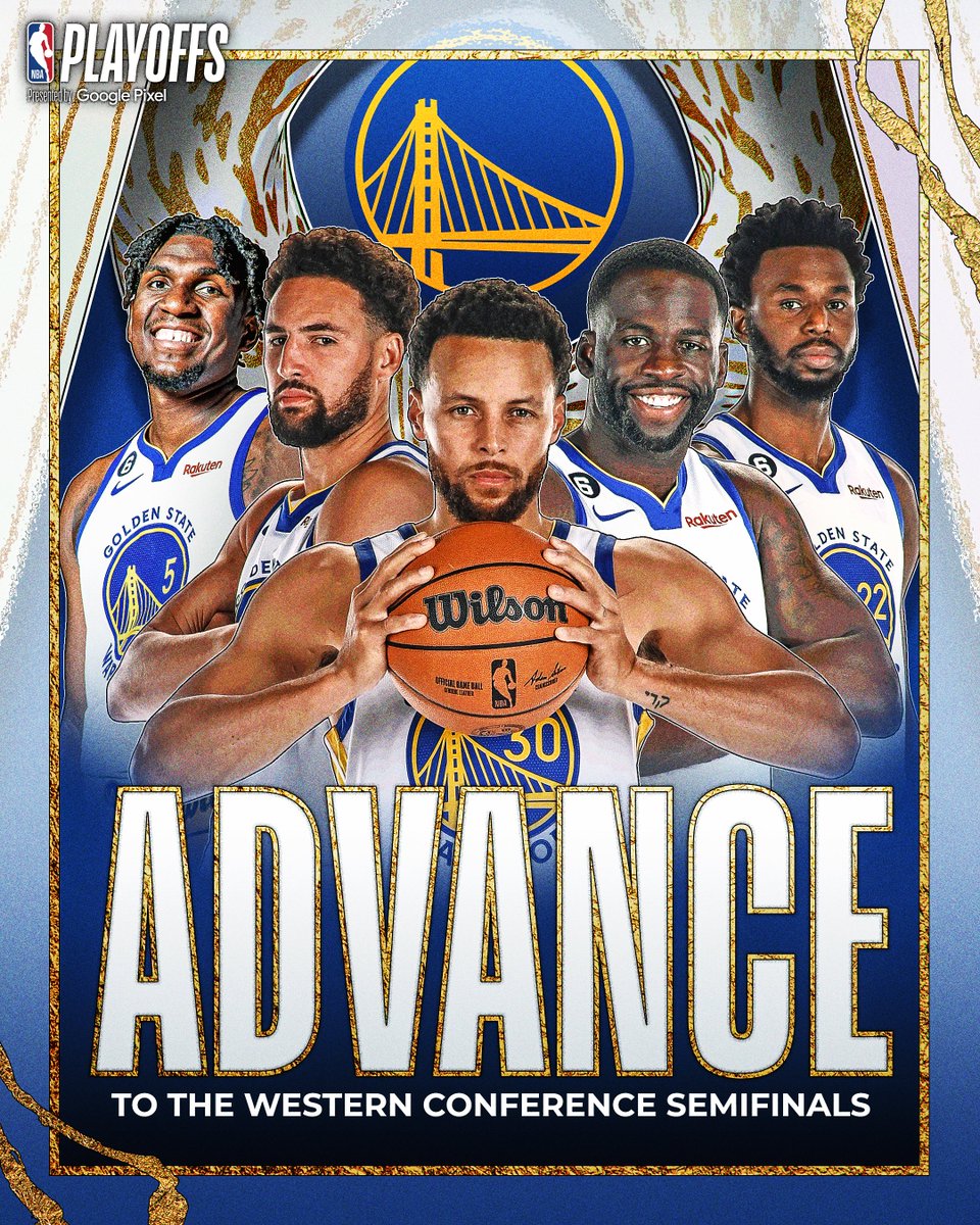 NBA on Twitter "The warriors advance to the Western Conference