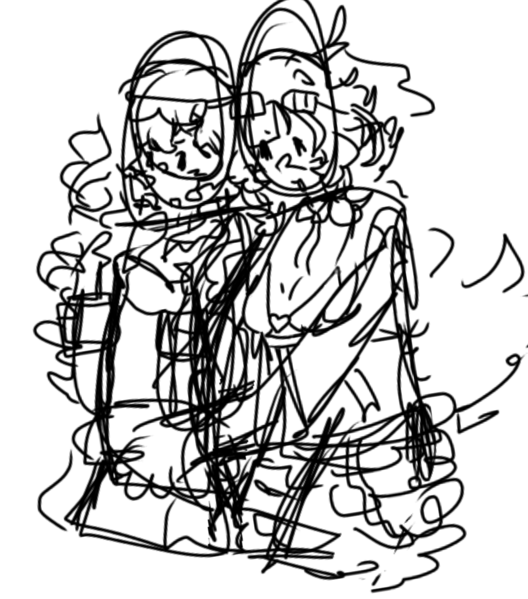 dailyelybiusden's tweet photo. day 41!

happy birthday mobi~! take this old elymobi doodle in honor of her bday! #elybius #elymobi #elysia #mobius #honkai https://t.co/Gav5PvtLql