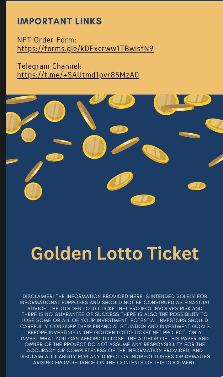 Golden Lotto Ticket tweet media