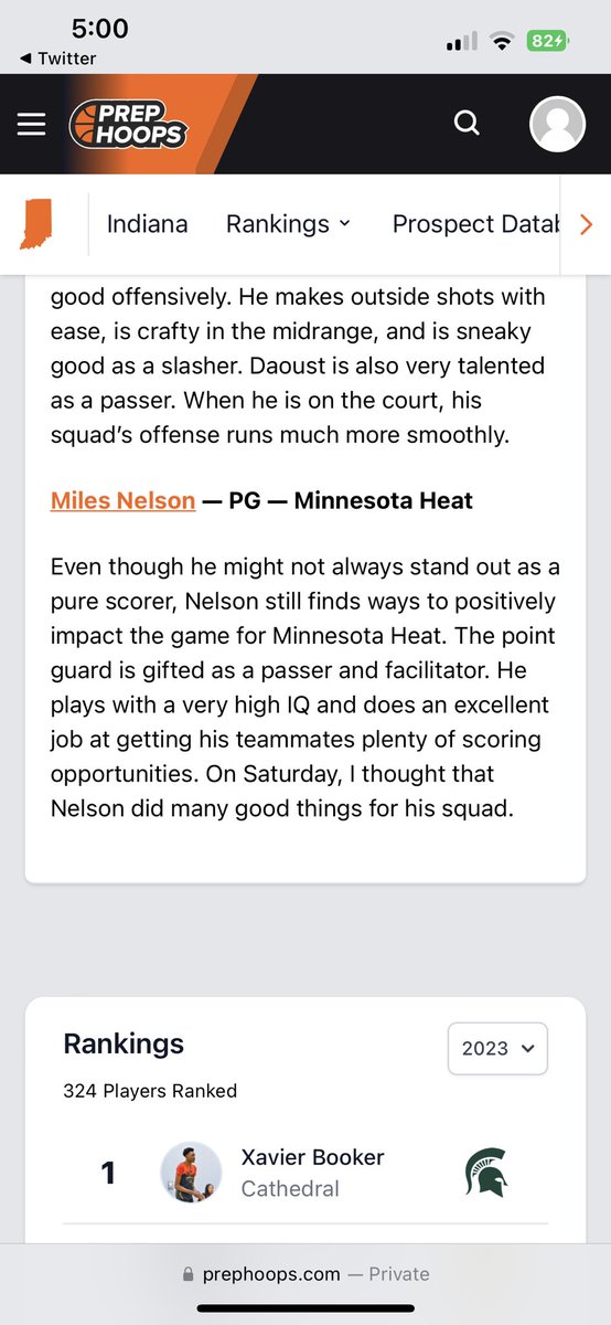 MilesNelson1213's tweet photo. great weekend at #PrepHoopsLive this weekend finishing 4-0 and first place once again along with a little write up. Growing with this team has been a blessing, its only up from here! @PHCircuit @MNHeatDedina @RyanJamesMN @tchoopsczar https://t.co/gAZ4ZNrJTr