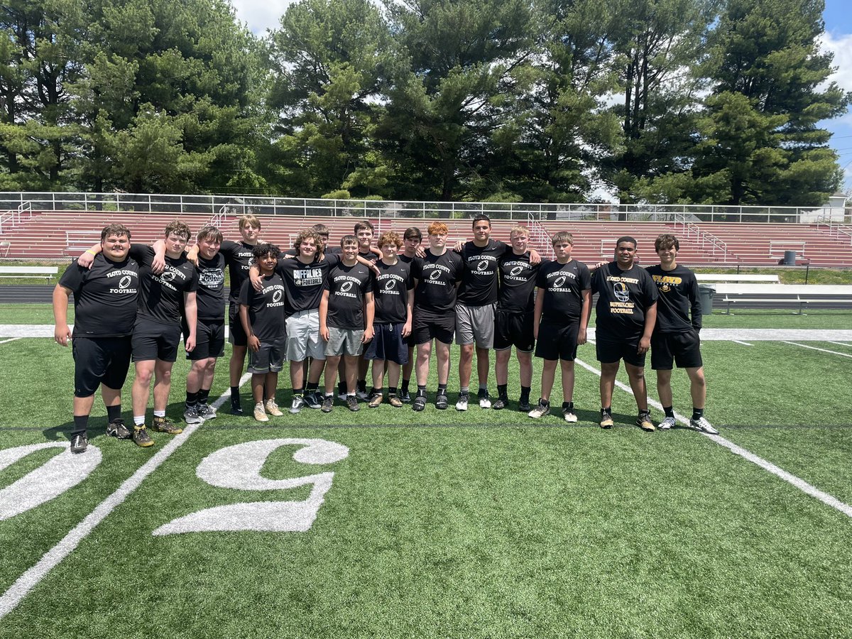 Bealeville (@flocofootball) on Twitter photo Buffaloes 🏈 working to get better Saturday at the 2nd Annual Gary Chilcoat Memorial Lineman Camp! Special thanks to Coach Lutz and staff for providing the opportunity.
<a href="/VHSL_/">VHSL Athletics</a> <a href="/FloydSchoolsVA/">Floyd County Schools</a> @BaseballFloyd <a href="/CoachBradLutz/">Coach Brad Lutz</a> Buffaloes 🏈 working to get better Saturday at the 2nd Annual Gary Chilcoat Memorial Lineman Camp! Special thanks to Coach Lutz and staff for providing the opportunity.
<a href="/VHSL_/">VHSL Athletics</a> <a href="/FloydSchoolsVA/">Floyd County Schools</a> @BaseballFloyd <a href="/CoachBradLutz/">Coach Brad Lutz</a>