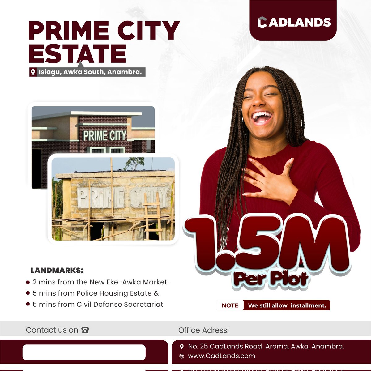 ManlikeChuks10's tweet image. Invest in real estate in Anambra. I will help you step by step. Cadlands is the trusted brand for real estate investment in Anambra state.

#igbo #InvestRightInvestNow #Thinkhome #realestateinvestor
