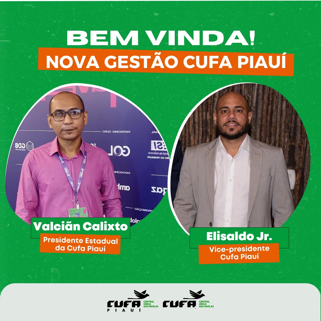 valciancalixto's tweet photo. A Central Única das Favelas - CUFA, anuncia publicamente a nova gestão da unidade estadual Cufa Piauí.

A CUFA Piauí mantém seu comprometimento com as comunidades periféricas do Piauí e reitera seguir com todo trabalho já realizado durante anos, https://t.co/dhDiv8GNuJ