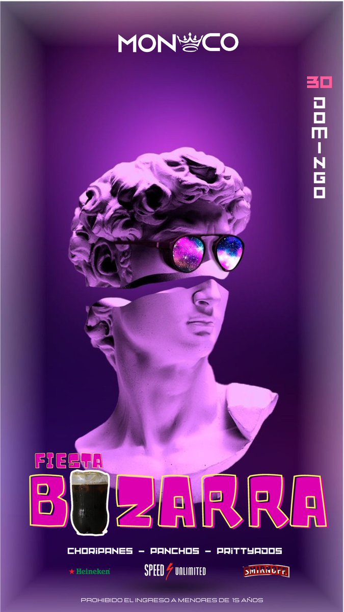 Te esperamos esta noche para cerrar la ultima noche bizarra a puro perreo bailoteo de @monaco_sc  👑👑