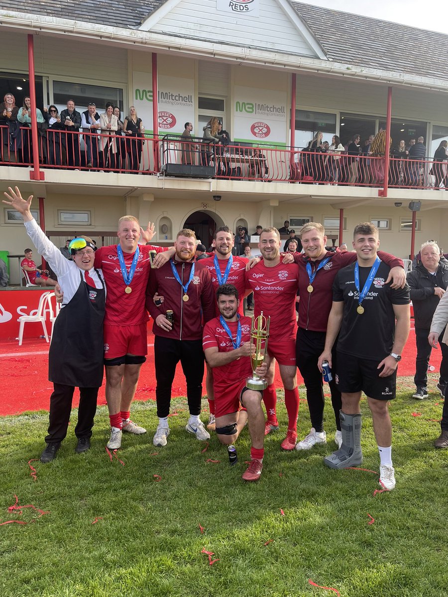 CHAMPIONS🇯🇪 What a day! The work this group has put in to getting the job done has been immense all year. What a club and what a bunch of boys 🇯🇪🙌🏻