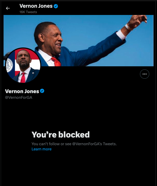 Onan333's tweet photo. Must have been something I said, probably about his political career or his employer, a convicted felon @DineshDSouza with a blog https://t.co/Y4iEIj1B2g