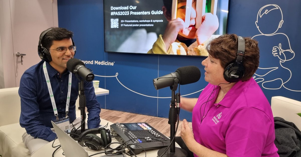 Atul_Monash's tweet photo. Did a @Nemours #wellbeyondmedicine podcast while at @PASMeeting #PAS2023 !
Talked about some of my passions - #research, @Neo_CellTherapy, #networking, #collaboration, #SoMe, #workingwithcommunity. #neotwitter https://t.co/YranFJtD4j