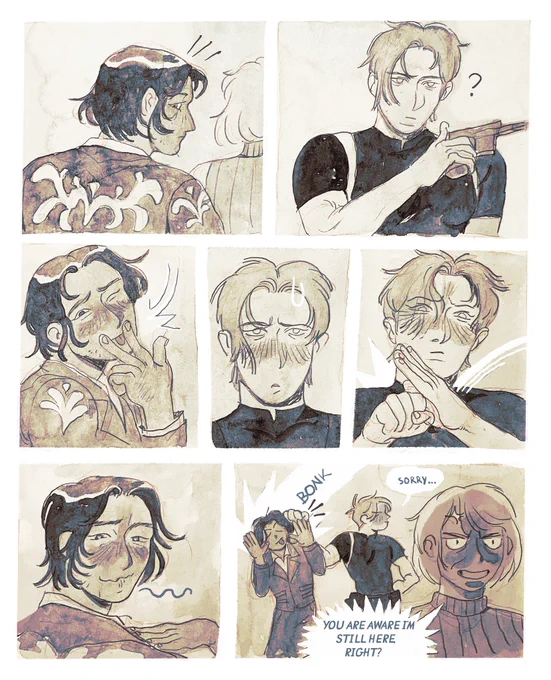 silent flirting  #RE4