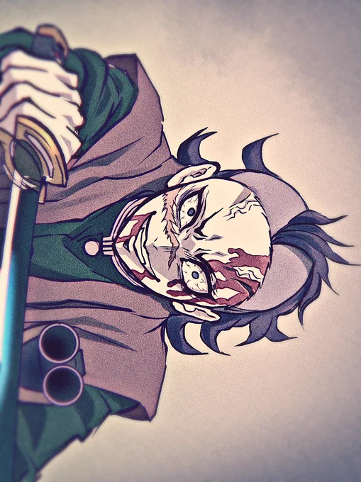 玄i弥くんの自己紹介かっこ良すぎでやっぱり描いてしまいました そしての道しるべ読みたくなって夜中に号泣
