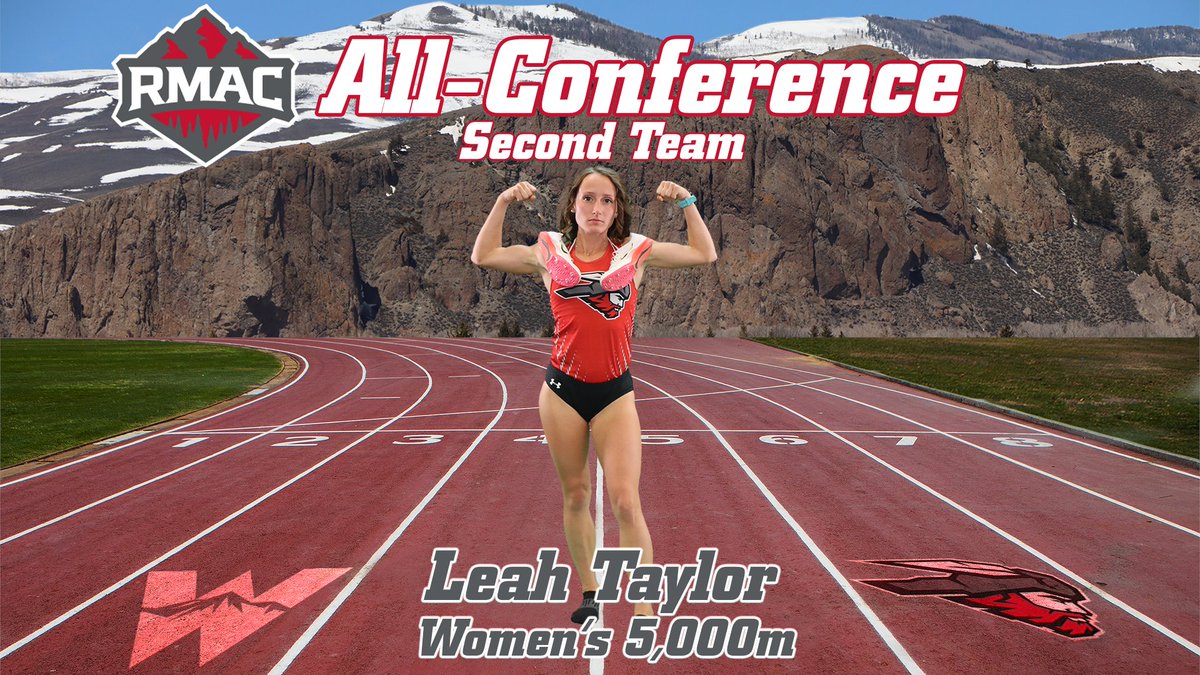Congratulations to <a href="/westerntrack/">Western Track/XC</a> Leah Taylor who earned another all-conference honor, this time earning Second Team All-Conference honors in the women's 5,000m today (Apr. 30) at the 2023 RMAC Outdoor Track &amp; Field Championships. #ExcellenceElevated #MountaineerStrong