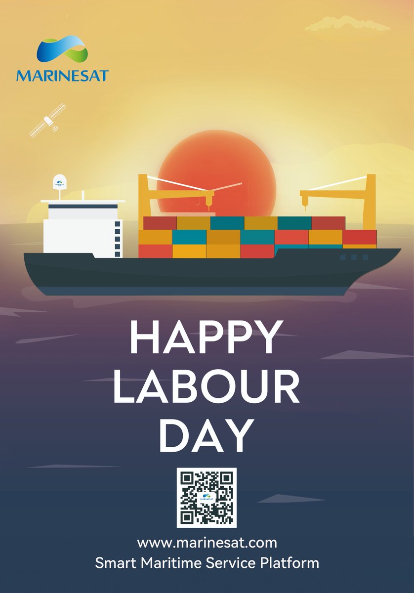 marinesat58's tweet photo. Happy Labor Day from Marinesat!

#LaborDay #VSAT #5G4G #international4G #IoT #ECDIS #shipsradios #AI #GMDSS #maritimesecurity https://t.co/kTjSFYAeYC