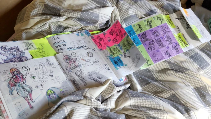 今回も資料載せちゃえ!!!描くのが楽しかった、って言うのが伝わったら幸いです!←????あと、おまけとしてキャラ単体の絵も添えちゃった………蛇足になりそうだけど、せっかくなので、、、